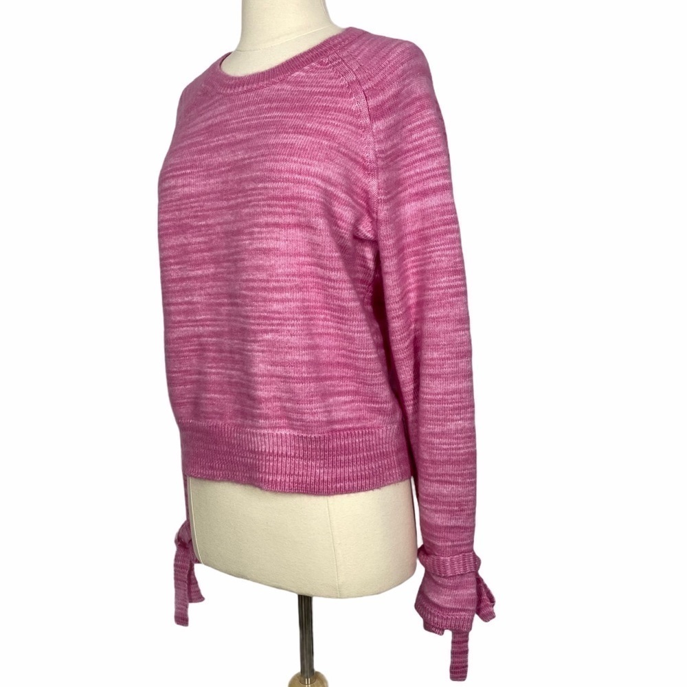 J. CREW Pink Marled Wrist Tie Sweater - Picture 4 of 8